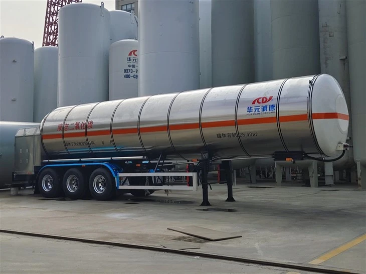 2025 Best PriceCryogenic Liquid Carbon Dioxide Semi-trailer 2025 Best PriceCryogenic Liquid Carbon Dioxide Semi-trailer