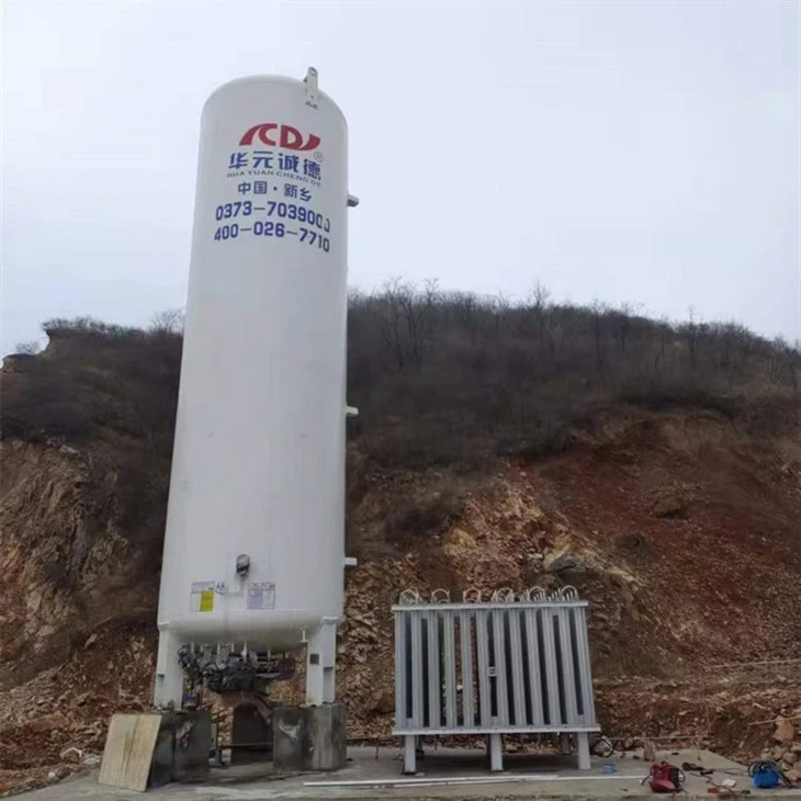 20M3 16Bar Liquid Oxygen Pressure Vessel Lo2 Gas Storage Tank For Hospital