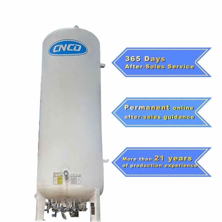 25M3 16Bar Cryogenic Gas Liquid Storage Pressure Vessel From Factory