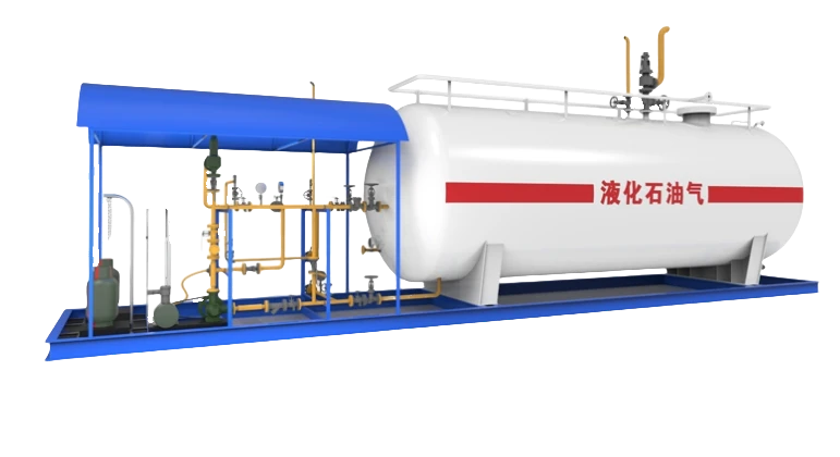Factory Direct Sale 60 Cbm Lpg Filling Stations Manufacturer Mobile Gas Filling Station