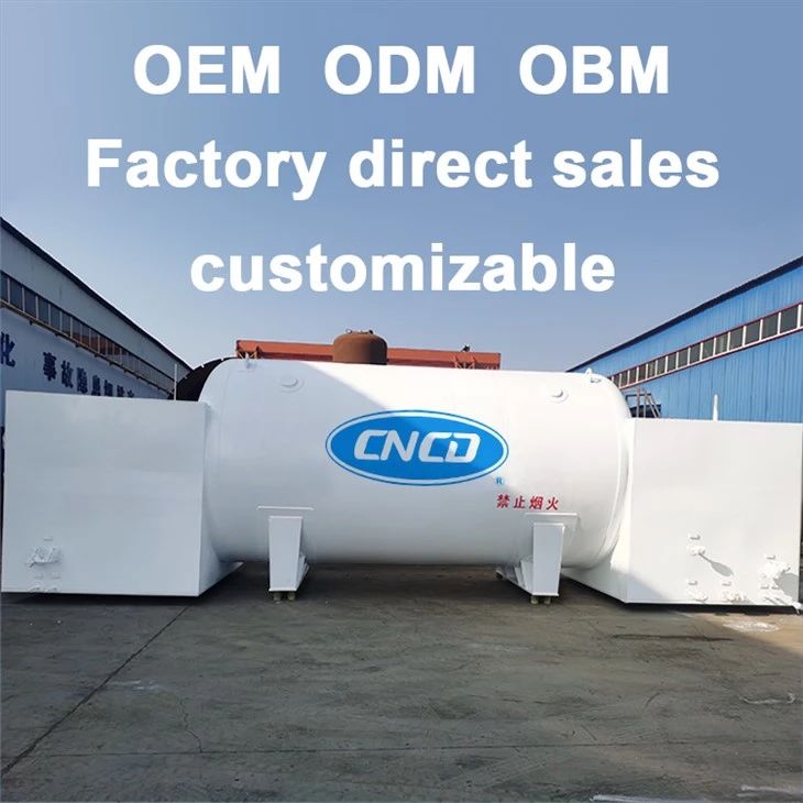 Industrial Horizontal Cryogenic Liquid Lng Marine Fuel Tank