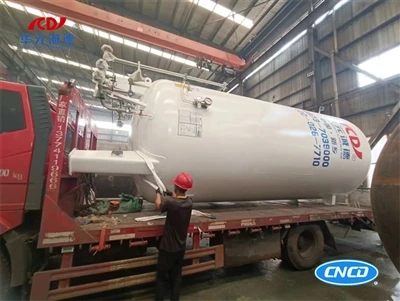 The 15m³ Liquid Carbon Dioxide Storage Tank Is Loaded And Ready For Delivery