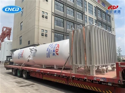 Two Cryogenic Storage Tanks And Supporting Facilities Were Delivered