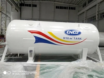 10M3 Horizontal Storage Tank Ready For Packaging And Shipment