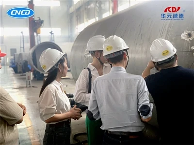 European Customers Came To CNCD For A Visit