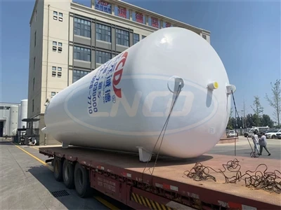 Delivery Of Cryogenic Oxygen, Argon And Nitrogen Storage Tanks