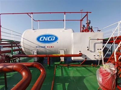 LNG Marine Fuel Tank At The Customer Site