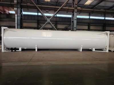 High Pressure 40ft LNG Iso Shipping Tank Container With Half Frame, ASME+LR C...