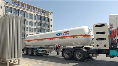 Our Cryogenic Liquid Argon Semi-trailer Will Be Exported To Central Asia