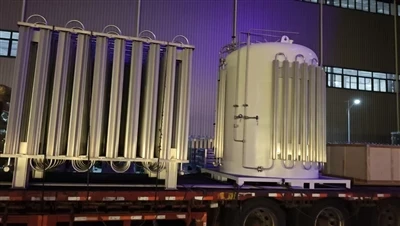 Our 5 Cubic Meter Micro Bulk Tank And 500 Cubic Meter Vaporizer Will Be Shipp...