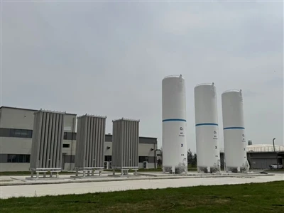 The Installation And Completion Of Cryogenic Liquid Storage Tanks, Vaporizers...