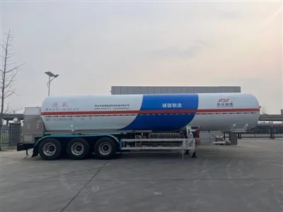 Best Quality Low Price Cryogenic Liquid Oxygen Tank Semi-trailer For Industrial Use